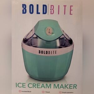 BoldBite Mint Green Ice Cream Maker
